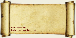 Tamara Bujak vizit kartica